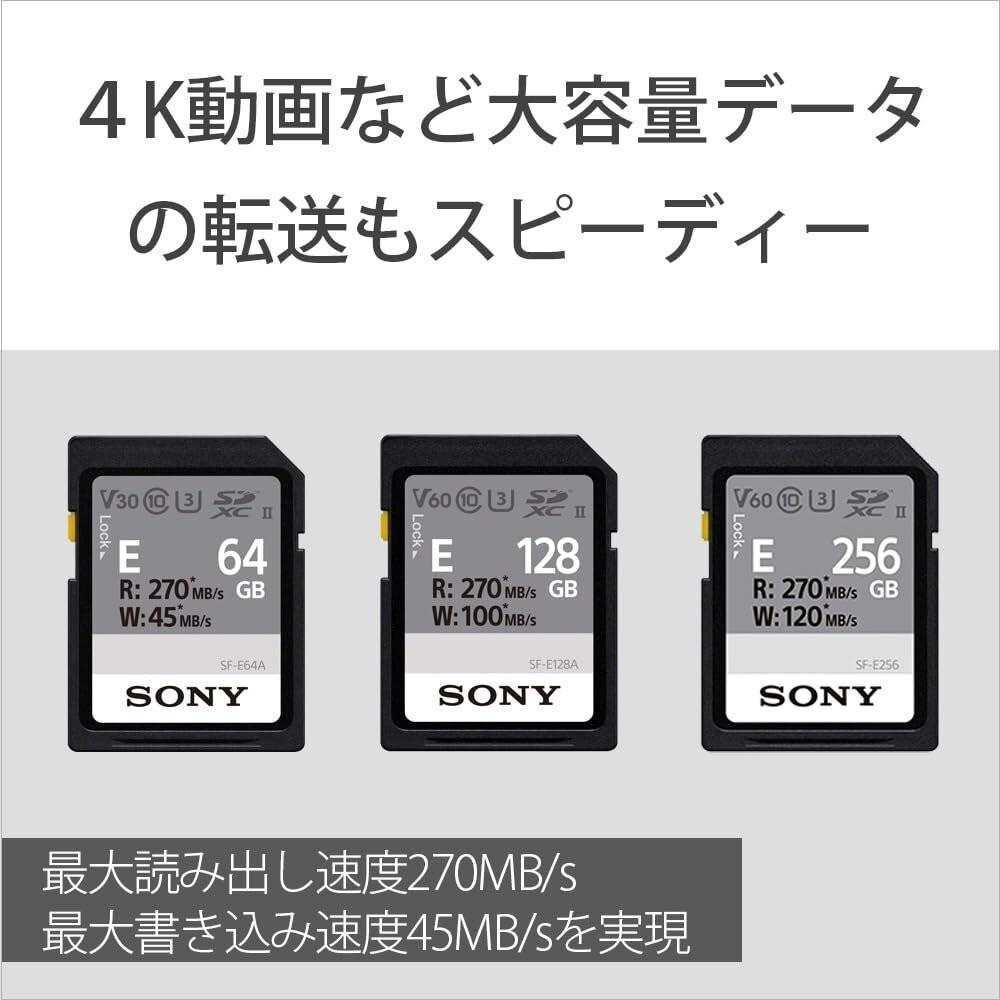 🚀 現貨 Sony SF-E64A 64GB UHS-II 記憶卡 富士 X100VI V XT50 Sony GR3-細節圖3