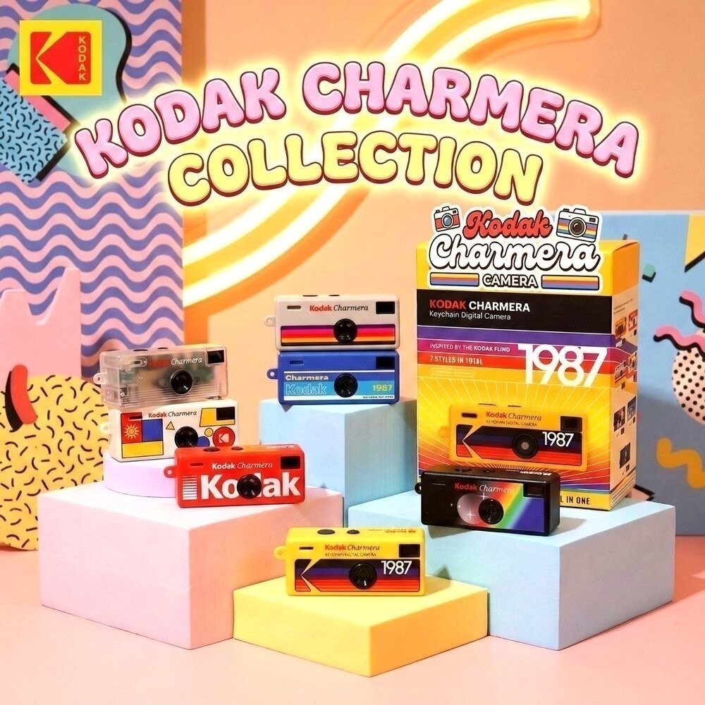 【7-ELEVEN 門市團購】🔥現貨 快速出貨 KODAK Charmera 柯達 迷你相機 盲盒 鑰匙圈 隨身機-細節圖3