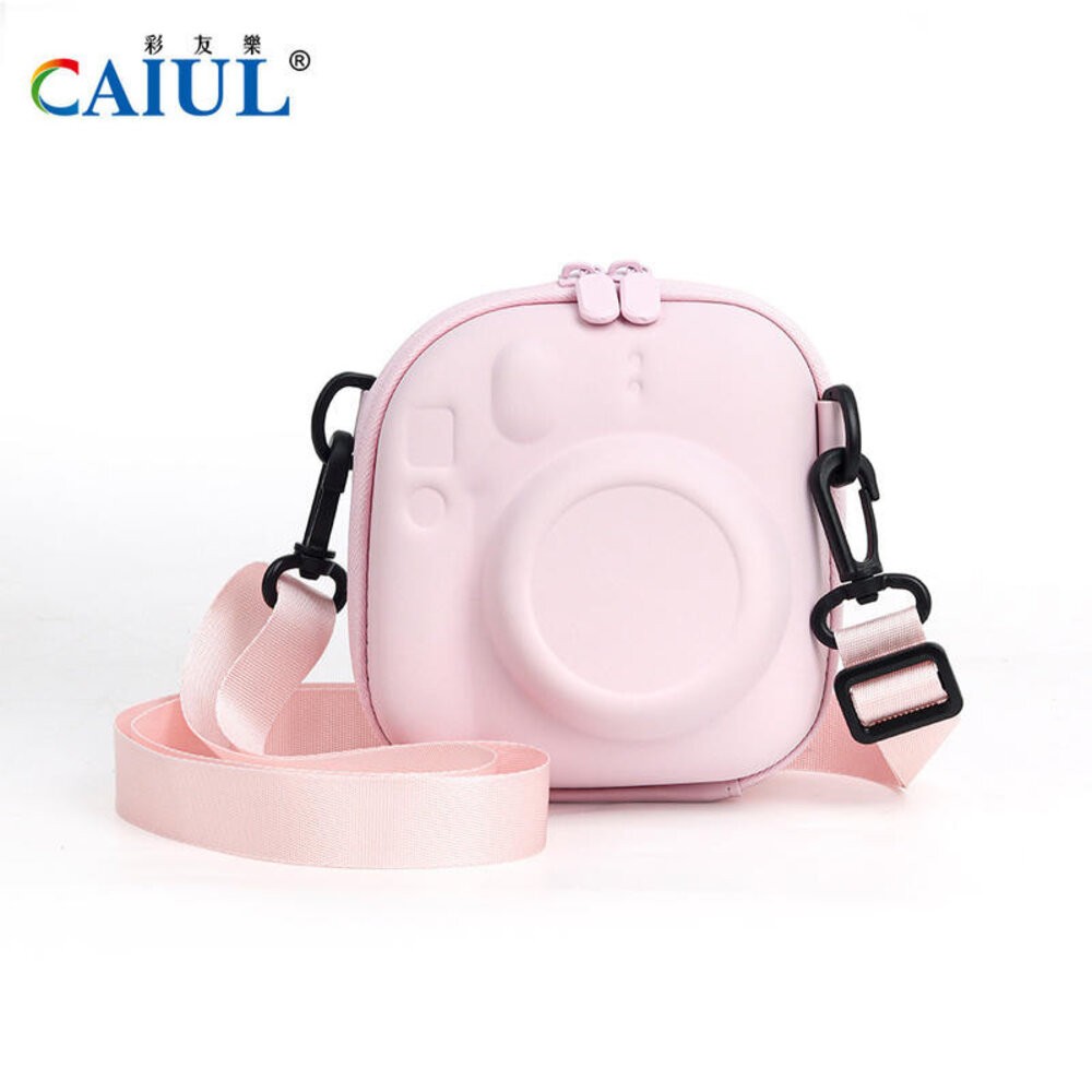 📸 拍立得硬殼收納包 🍪 EVA防震 mini 12 11 40 99 8 9 通用相機包 附背帶 拍立得包 糖果色系✨-細節圖7