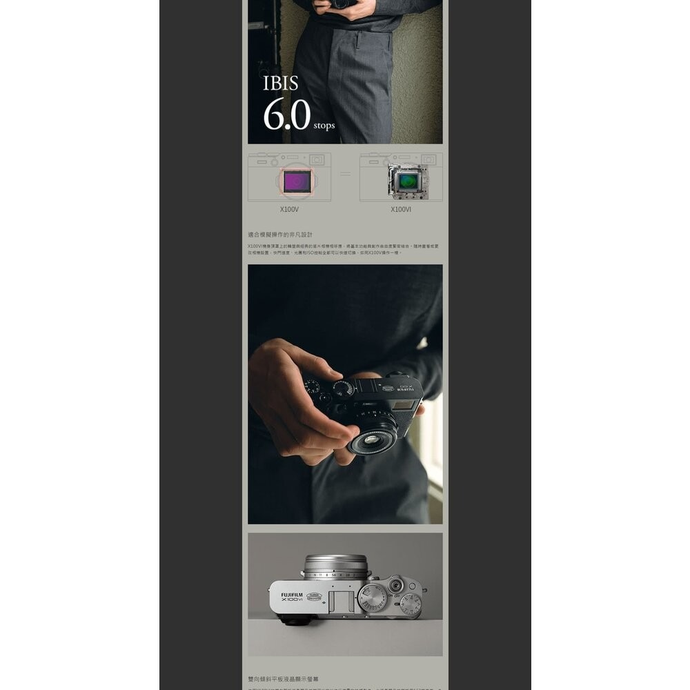 🔥分期0利率 公司貨/平輸 送電池 座充 保護貼 富士 Fujifilm X100VI 經典街拍 2/1年保固 x10-細節圖10