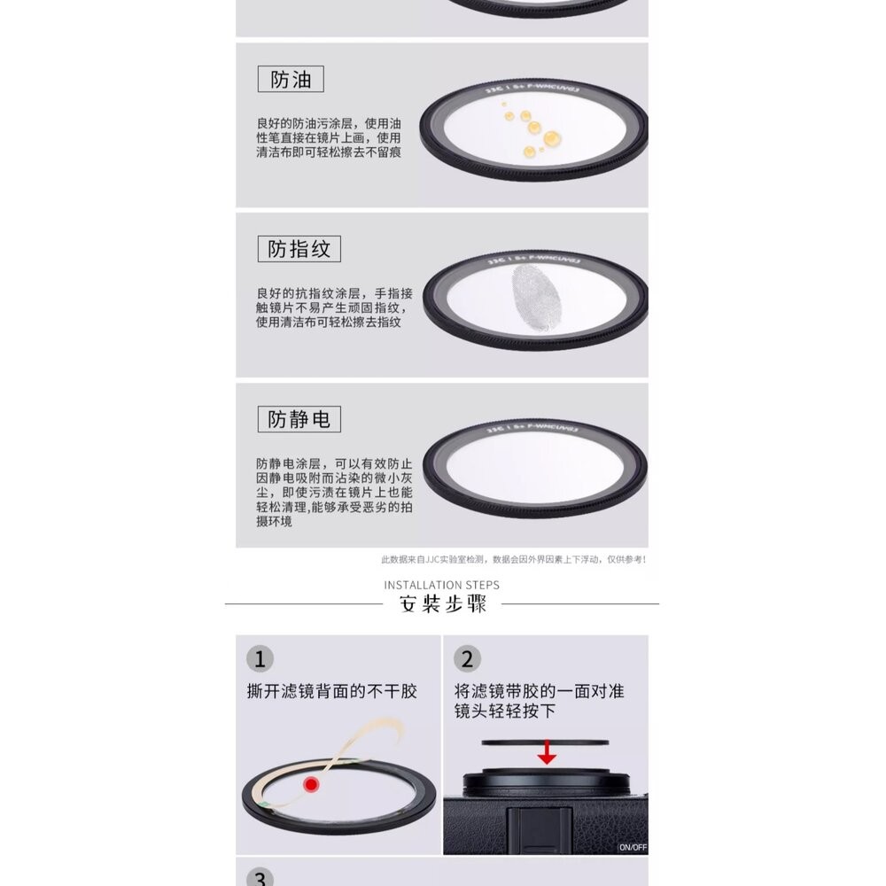 JJC 公司貨 適用理光GR3濾鏡UV鏡GR3X GR2 GRIIIX GRIII HDF 鏡頭保護鏡防塵配件 台灣出貨-細節圖9