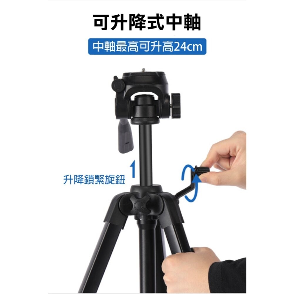 📷現貨 💯公司貨 BENRO 百諾 T980 鋁合金三腳架雲台套組 專業錄影/攝影/直播穩定支撐-細節圖5