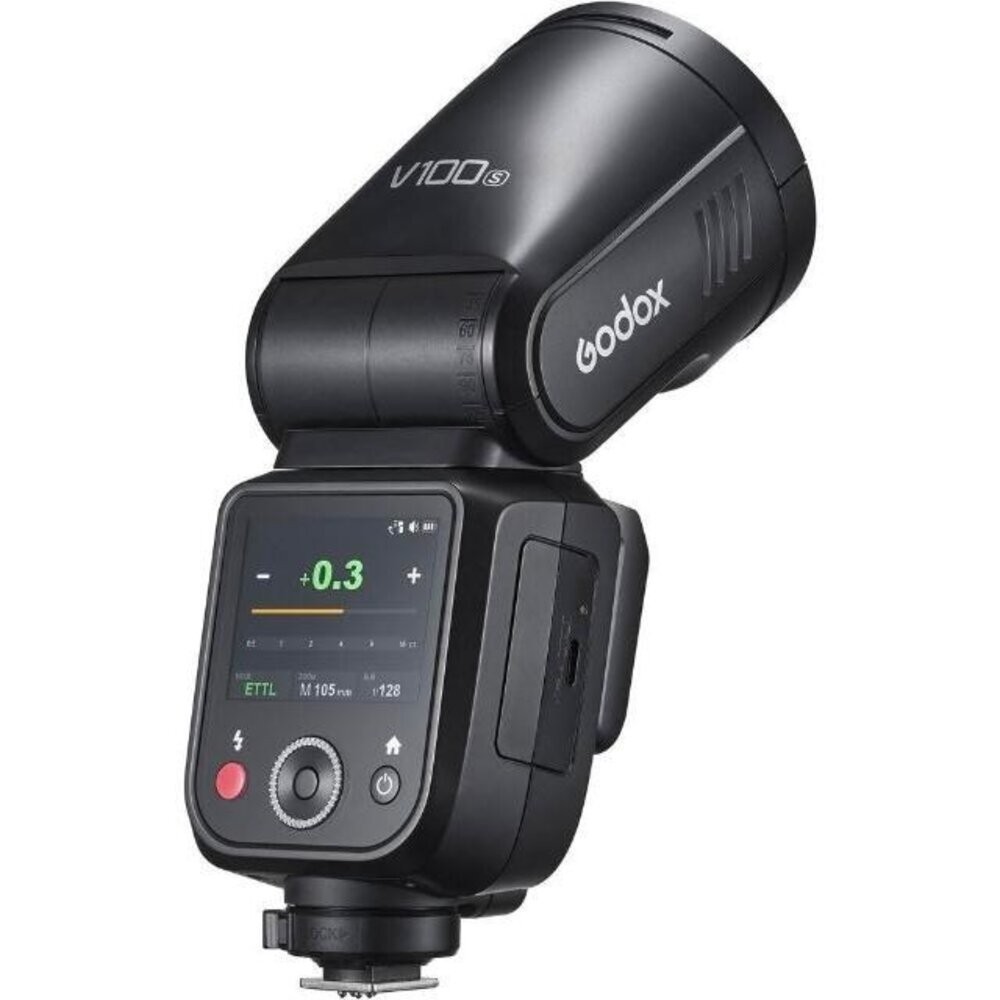 💯正品【台灣總代理公司貨】神牛 Godox V100 TTL 圓形閃光燈 - 輕巧便攜，專業補光利器！ ✨-細節圖6