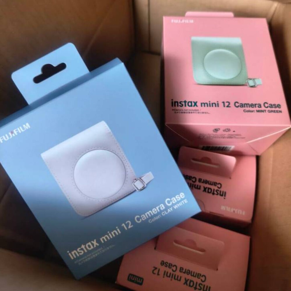 🏆現貨 台灣公司貨 富士原廠 Instax mini 12 / 11 相機皮套 相機包 優質皮革 保護殼 背帶 現貨速發-細節圖9
