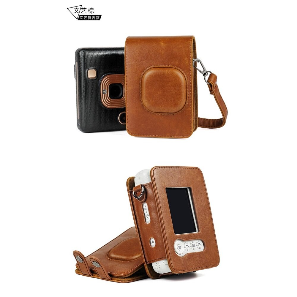 💯正品 現貨  印相機 拍立得 INSTAX MINI Liplay 相機 硬殼包 皮套 收納包 保護殼 透明殼 設計款-規格圖11