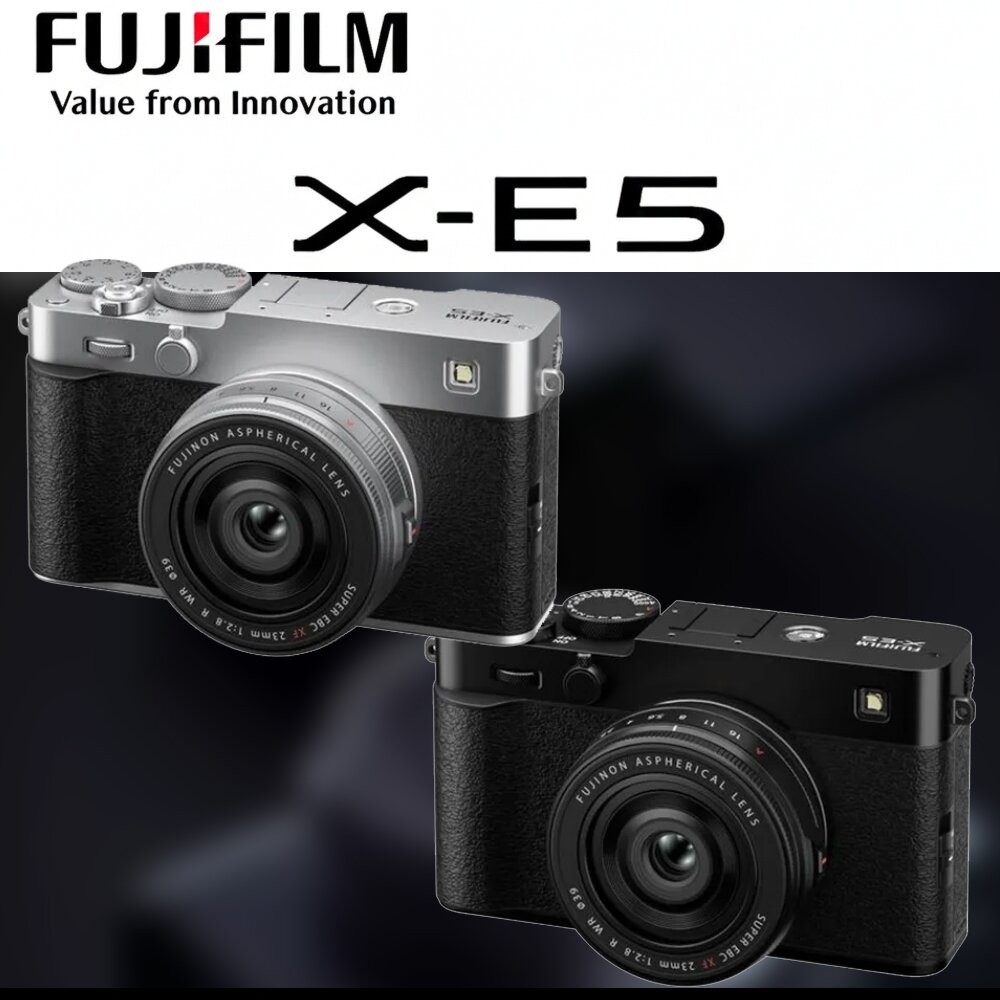 ✨富士24期0利率🎞️ FUJIFILM X-E5 微單眼相機 單機身/鏡頭組 銀黑雙色 台灣公司貨2年保固 現貨送好禮-細節圖2