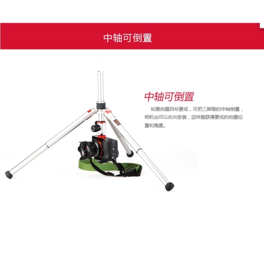 📷現貨 BENRO 百諾 TA1 輕巧反折三腳架 手機/微單兩用 專業攝影小腳架 180度反折便攜-細節圖6
