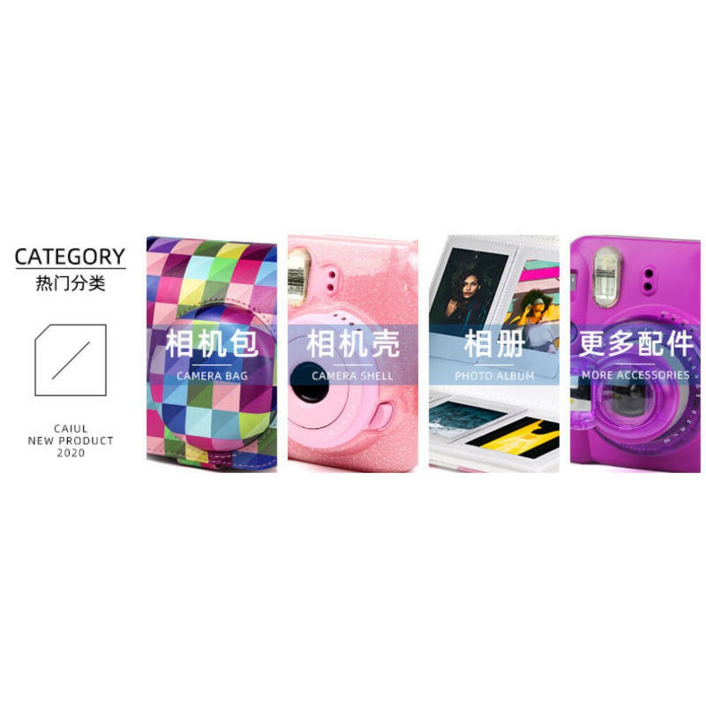 instax mini 拍立得 3吋 相片 裝飾 邊框貼紙 社交 彩色 漸層 10張 創意 diy 貼紙 空白底片專用-細節圖9