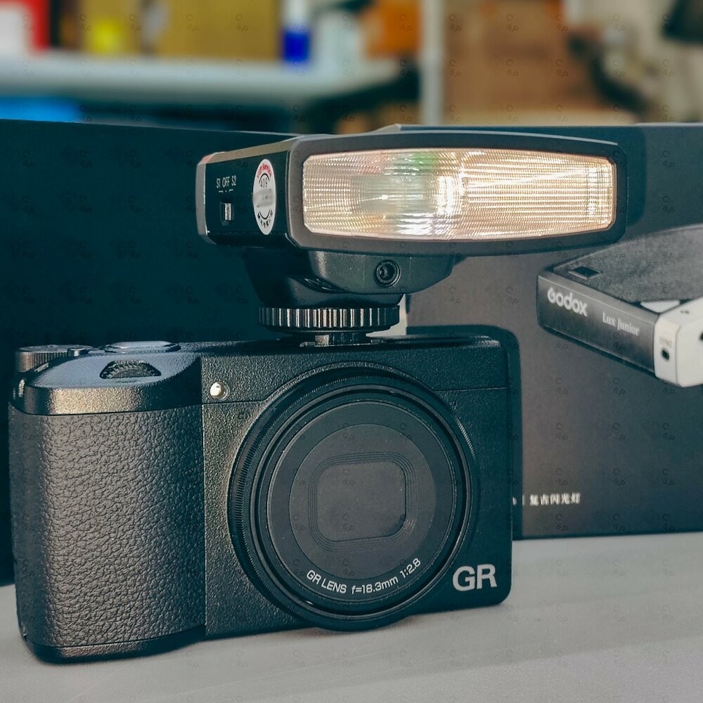 💯正品公司貨 Godox Lux Junior 復古 機頂 閃光燈 適用底片機 數位機 GRIII GRIIIx GR3-細節圖2