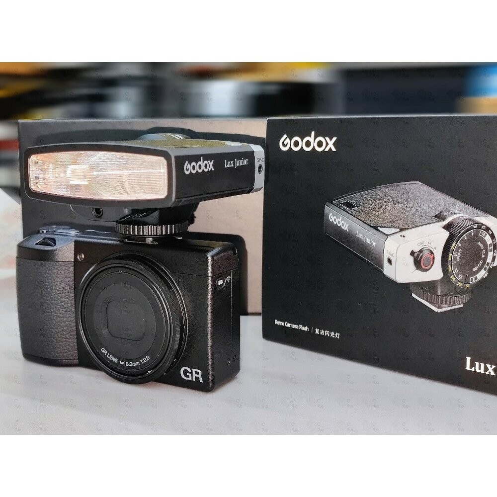 💯正品公司貨 Godox Lux Junior 復古 機頂 閃光燈 適用底片機 數位機 GRIII GRIIIx GR3-細節圖3