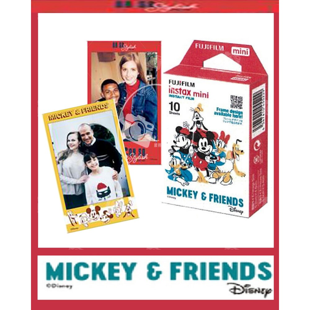 💯正品📸 富士 Instax mini 富士 拍立得 卡通 底片 米奇/米老鼠 MICKEY  FRIENDS 新效期-細節圖5