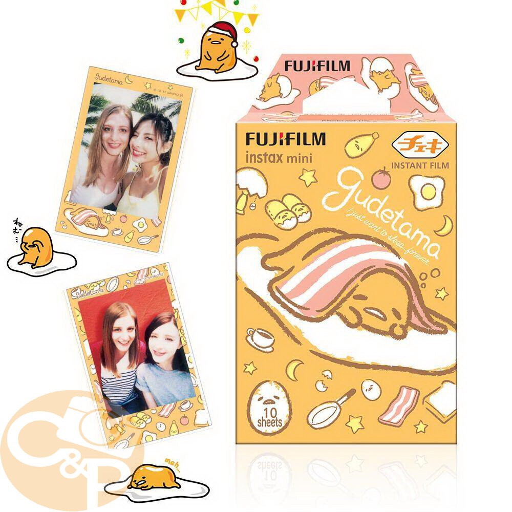 💯正品📸 FUJIFILM Instax mini 富士 拍立得 卡通  底片 蛋黃哥 gudetama 2025/1-細節圖4