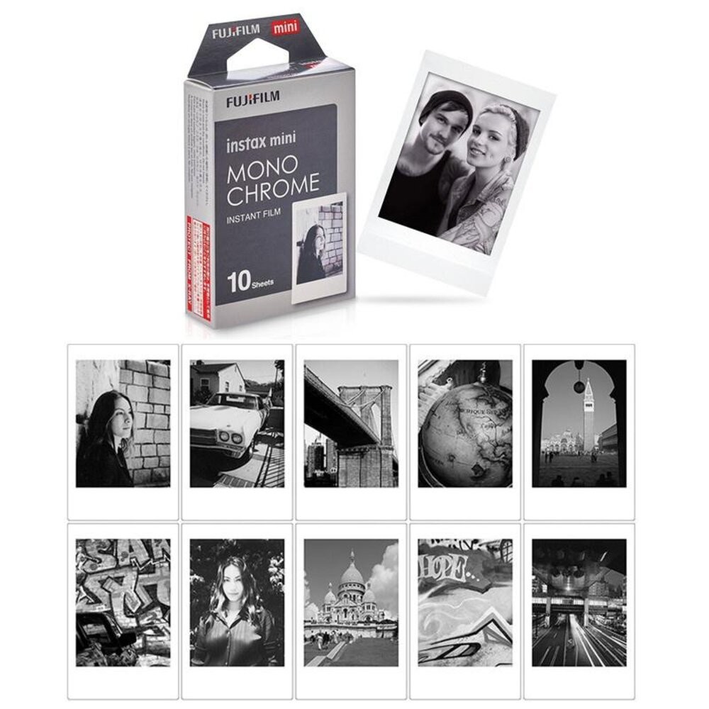 💯正品📸 FUJIFILM Instax mini 富士 拍立得 黑白 單色 底片 Mono Chrome-細節圖2