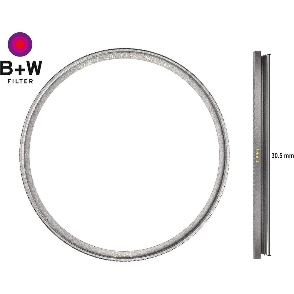 ✨B+W 德國原裝💎 T-PRO 007 77mm 超薄保護鏡 MRC nano 濾鏡 平輸 現貨✨📷-細節圖5