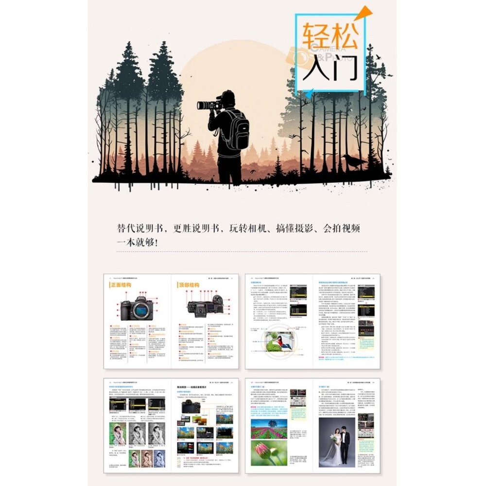 全新 尼康 Z6Ⅱ/ Z7Ⅱ攝影與影片拍攝技巧大全 微單攝影寶典書籍 相機使用方法與技巧 菜單功能說明 攝影構圖 攝影書-細節圖3