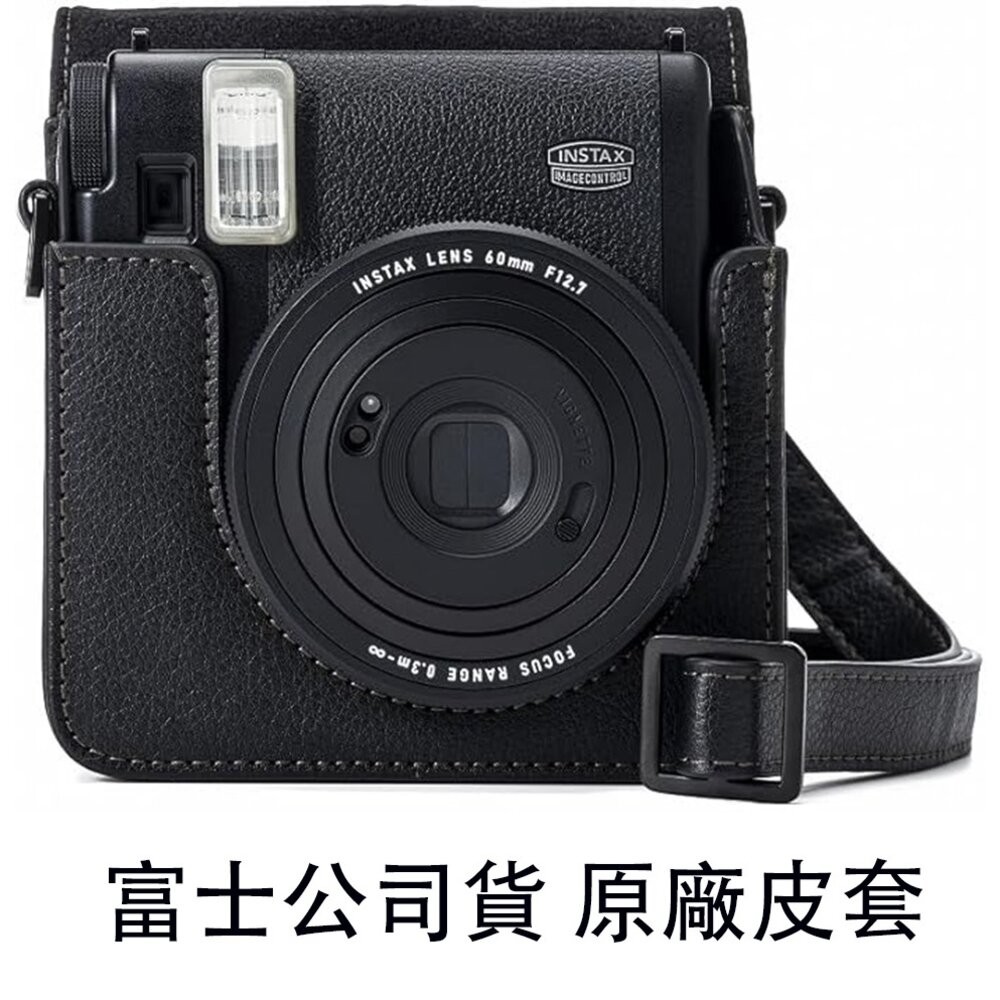 💯正品 公司貨📷現貨 FUJIFILM 富士 instax mini 99 原廠相機皮套 mini99 專用 經典黑 側-細節圖2