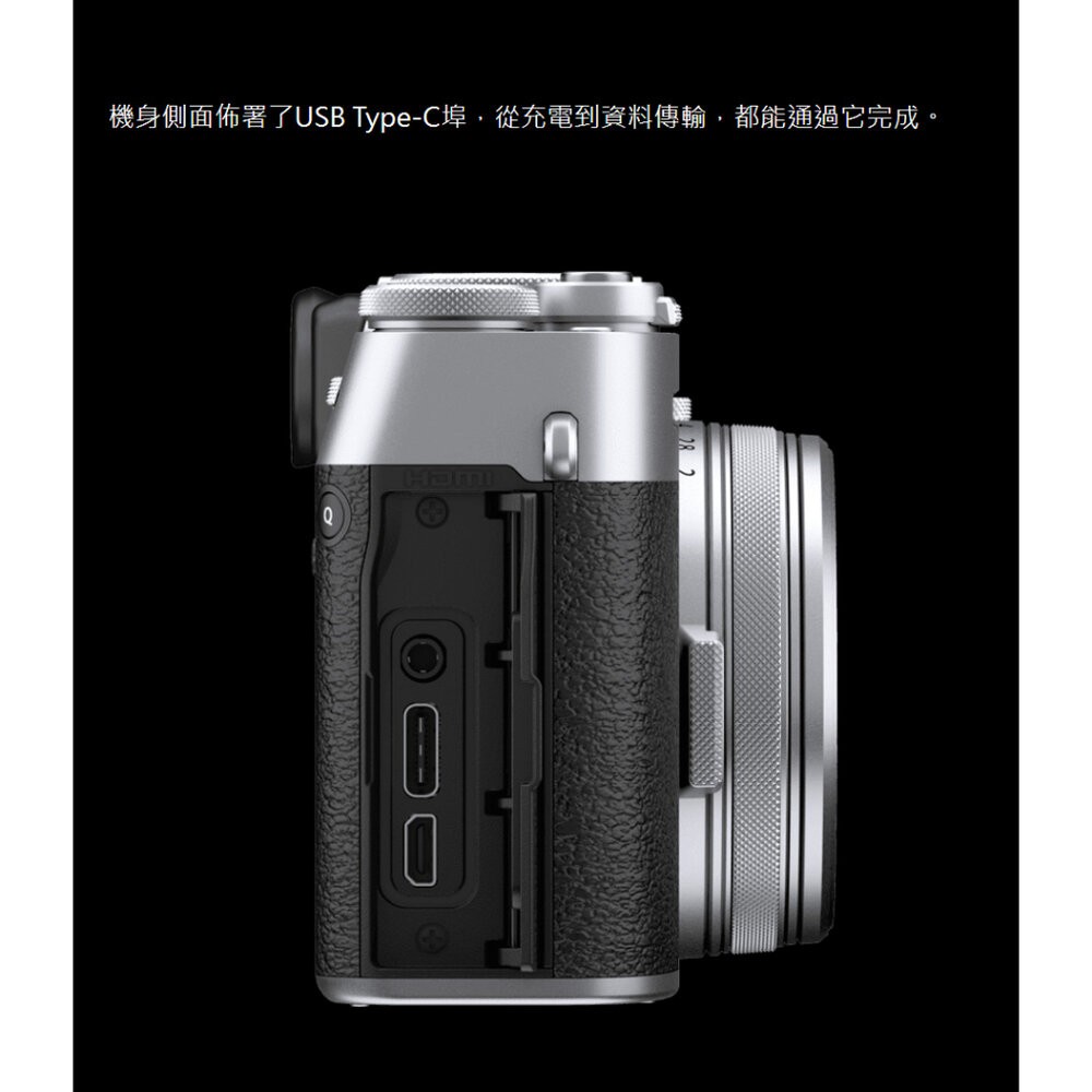 💯恆昶公司貨 正品 全新未拆封 Fuji X100V 黑色 公司貨  12期 分期0利率 現金再特價 現貨 超取當天出貨-細節圖3