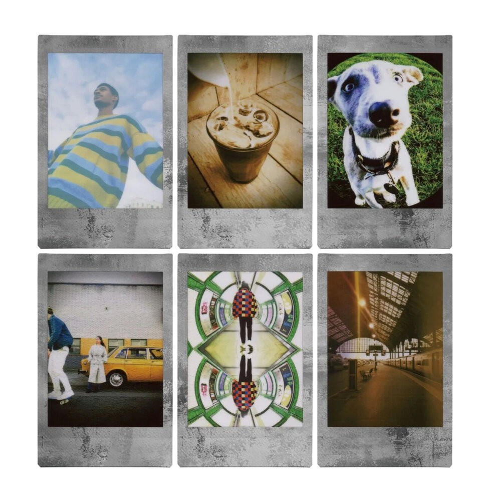 💯正品📸 灰邊 底片 FUJIFILM instax mini 拍立得底片 岩石灰 風格款底片 STONE GRAY-細節圖6