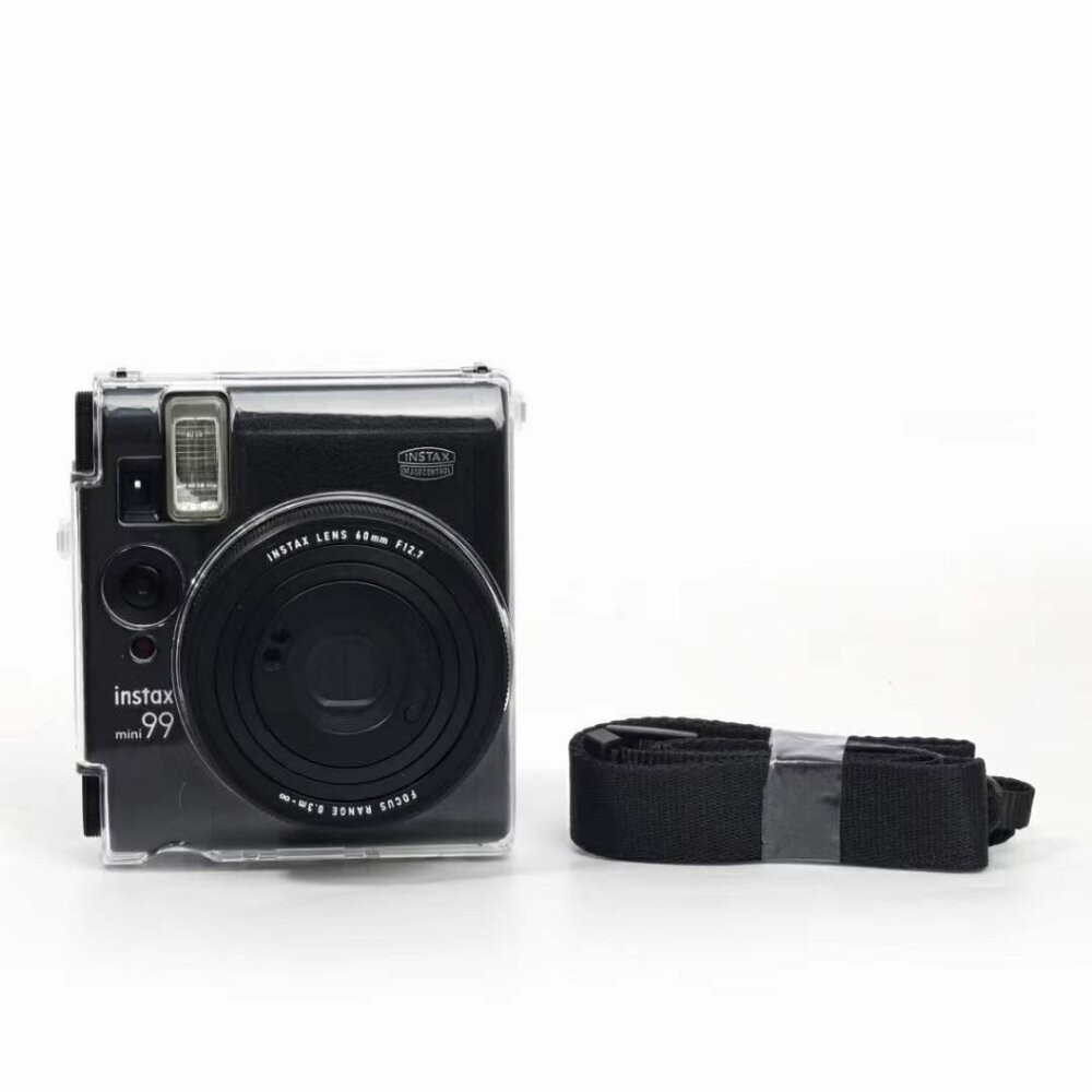 📷現貨 💯正品 富士 instax mini 99 專用透明水晶殼 保護殼 防摔殼 mini99 附背帶-細節圖4