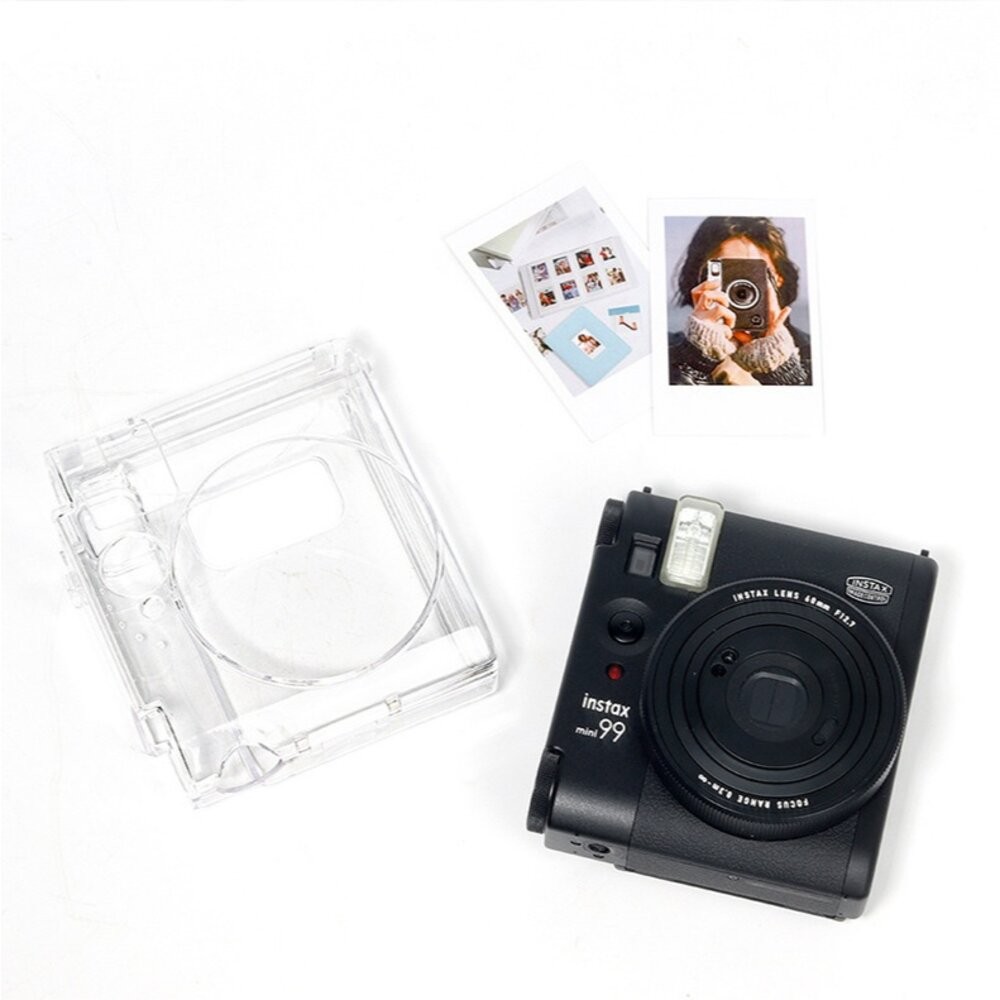 📷現貨 💯正品 富士 instax mini 99 專用透明水晶殼 保護殼 防摔殼 mini99 附背帶-細節圖6