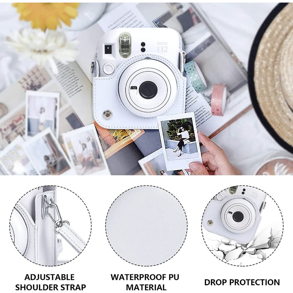 💯正品 現貨 拍立得 MINI11 mini12 復古式皮套 附背帶 保護套 📸 MINI 8 9 11 12 皆可使用-細節圖7