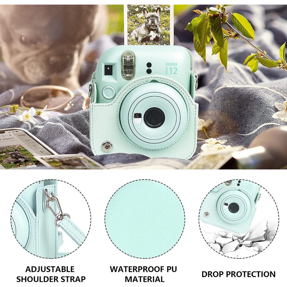 💯正品 現貨 拍立得 MINI11 mini12 復古式皮套 附背帶 保護套 📸 MINI 8 9 11 12 皆可使用-細節圖10