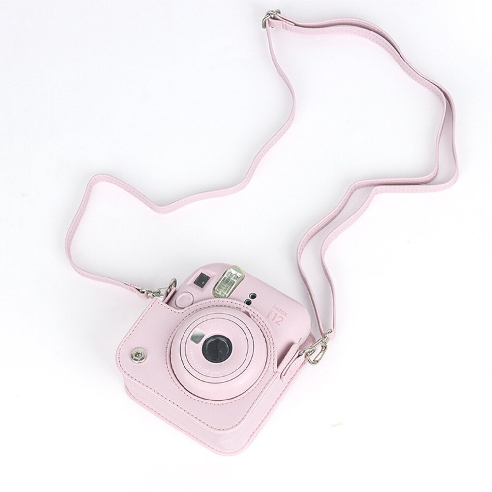✨富士📸 Instax Mini 13 12 11 9 8 復古皮套 附同色背帶 可連水晶殼裝📸-細節圖4