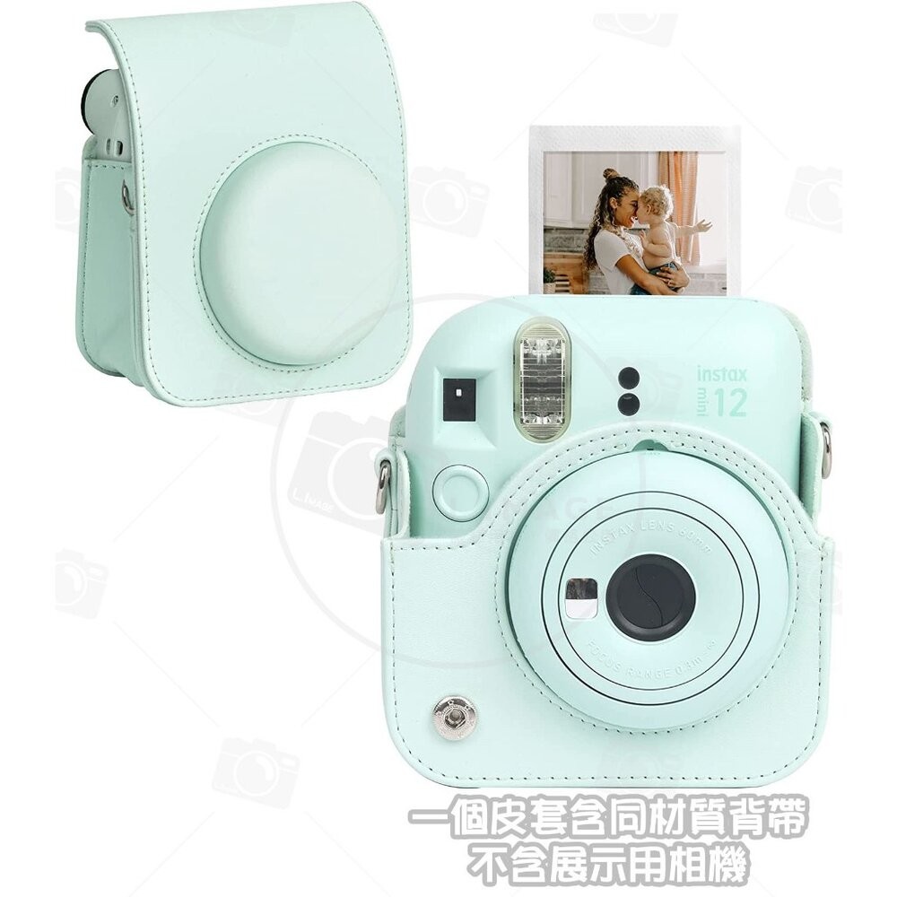 ✨富士📸 Instax Mini 13 12 11 9 8 復古皮套 附同色背帶 可連水晶殼裝📸-規格圖6