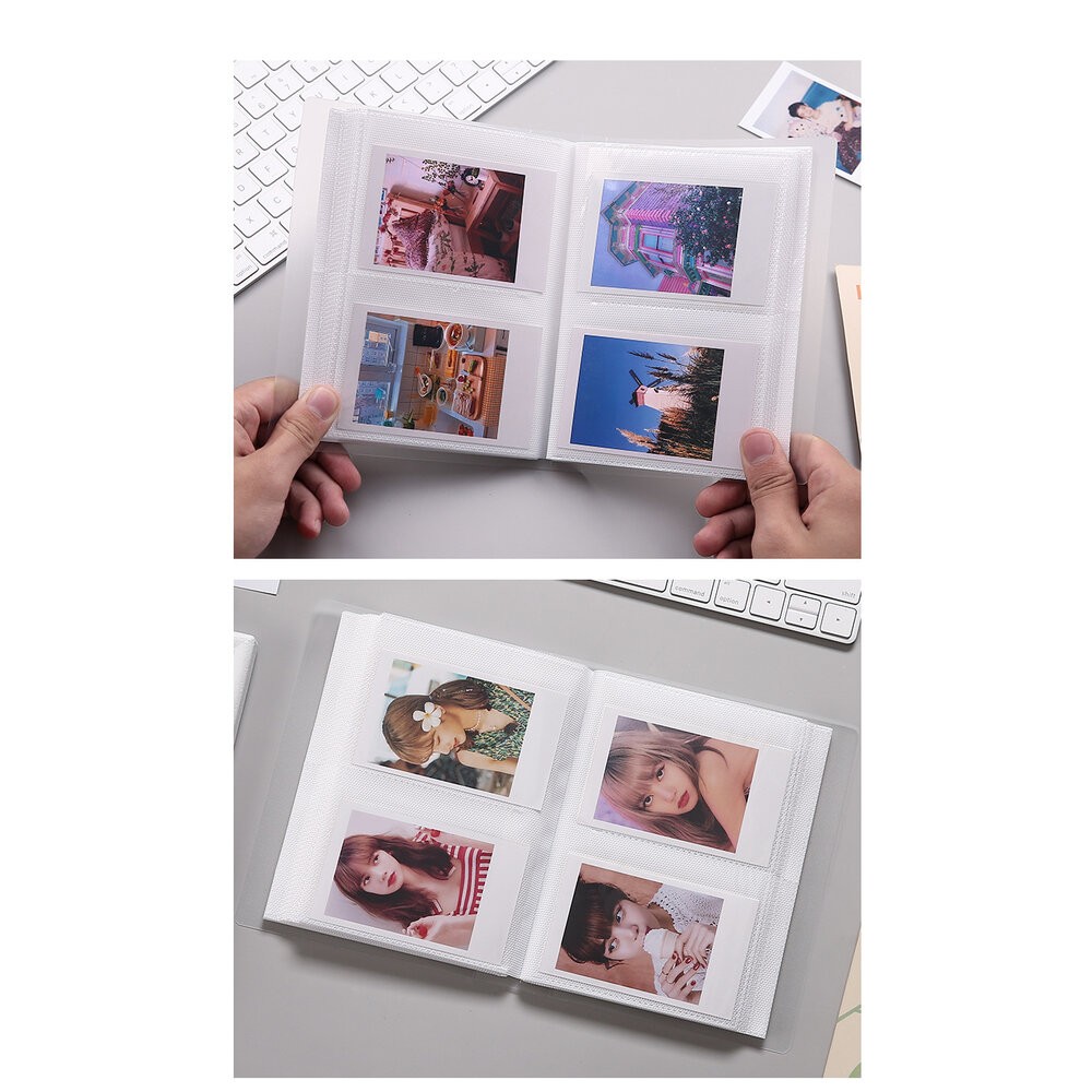 簡約風格 磨砂殼半透封面 拍立得相本 悠遊卡 相冊 霧面 防水 MINI Square SQ 方形 相本-細節圖8