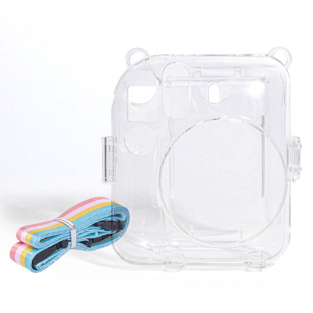📷現貨 富士 instax mini 12 專用水晶殼 保護殼 mini12 透明/貼紙彩繪版 附風格背帶-規格圖11