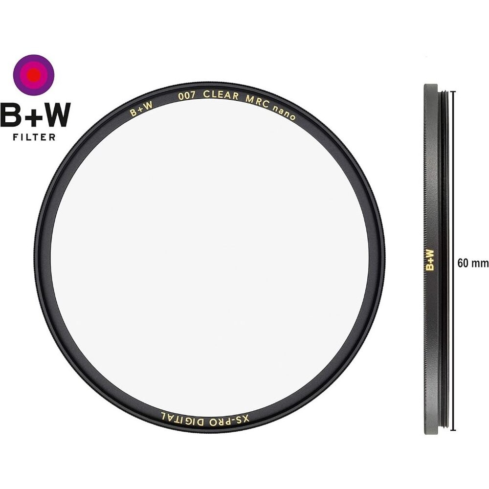 💯正品平輸現貨 德國進口 B+W XS-Pro 007 Clear MRC nano 純淨濾鏡超薄高硬度奈米鍍膜-細節圖3