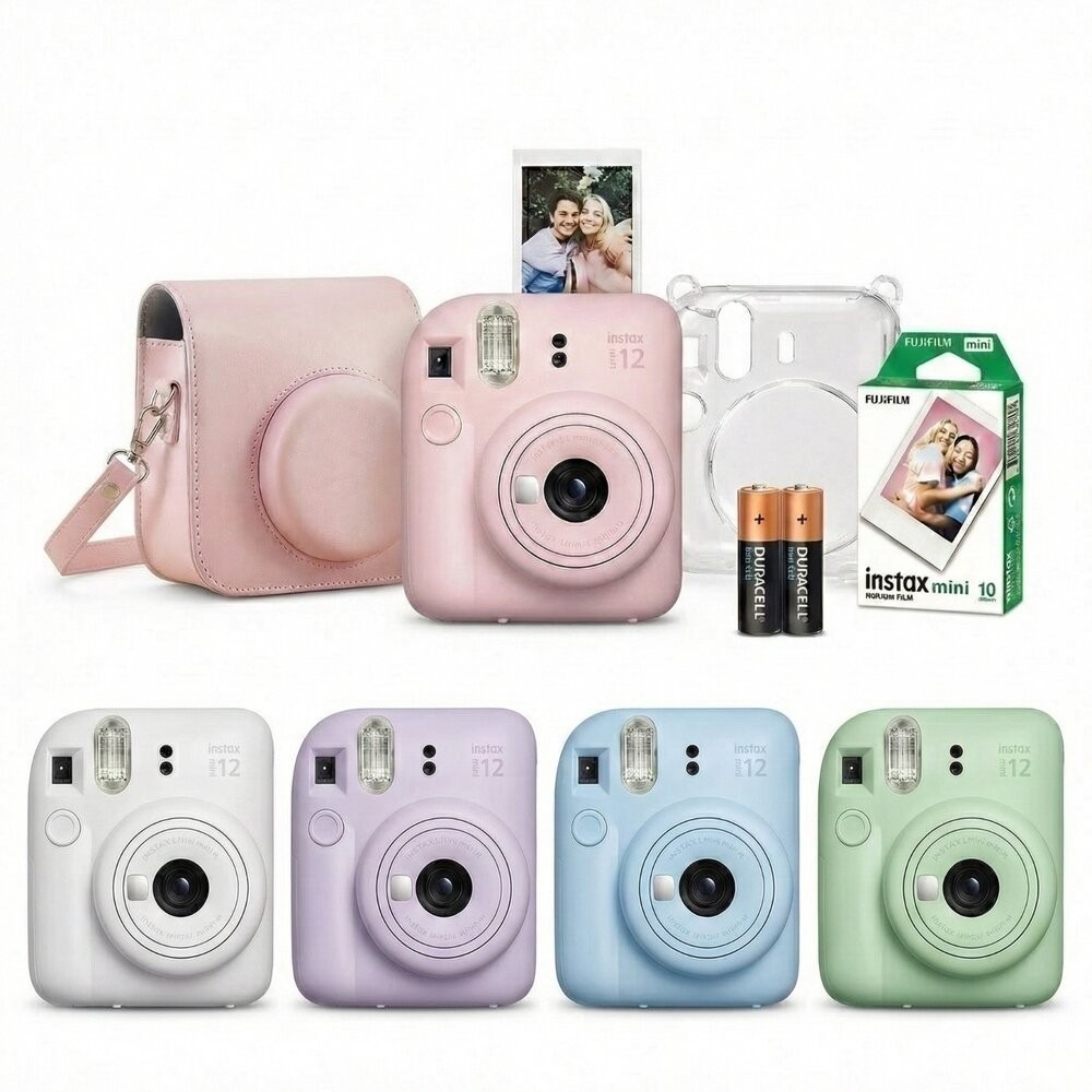 【7-ELEVEN 門市團購】✨限定🧧 instax mini 12 豪華全配組 皮套+水晶殼+底片 送電池📸-細節圖2