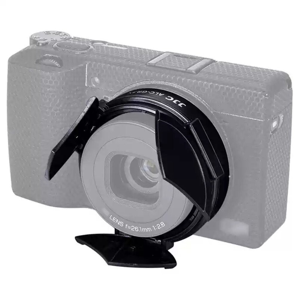 公司貨 JJC 理光 GR3X GRIII GR3x GRIIIx 自動鏡頭蓋 保護蓋 HDF 可裝JJC保護鏡-細節圖3