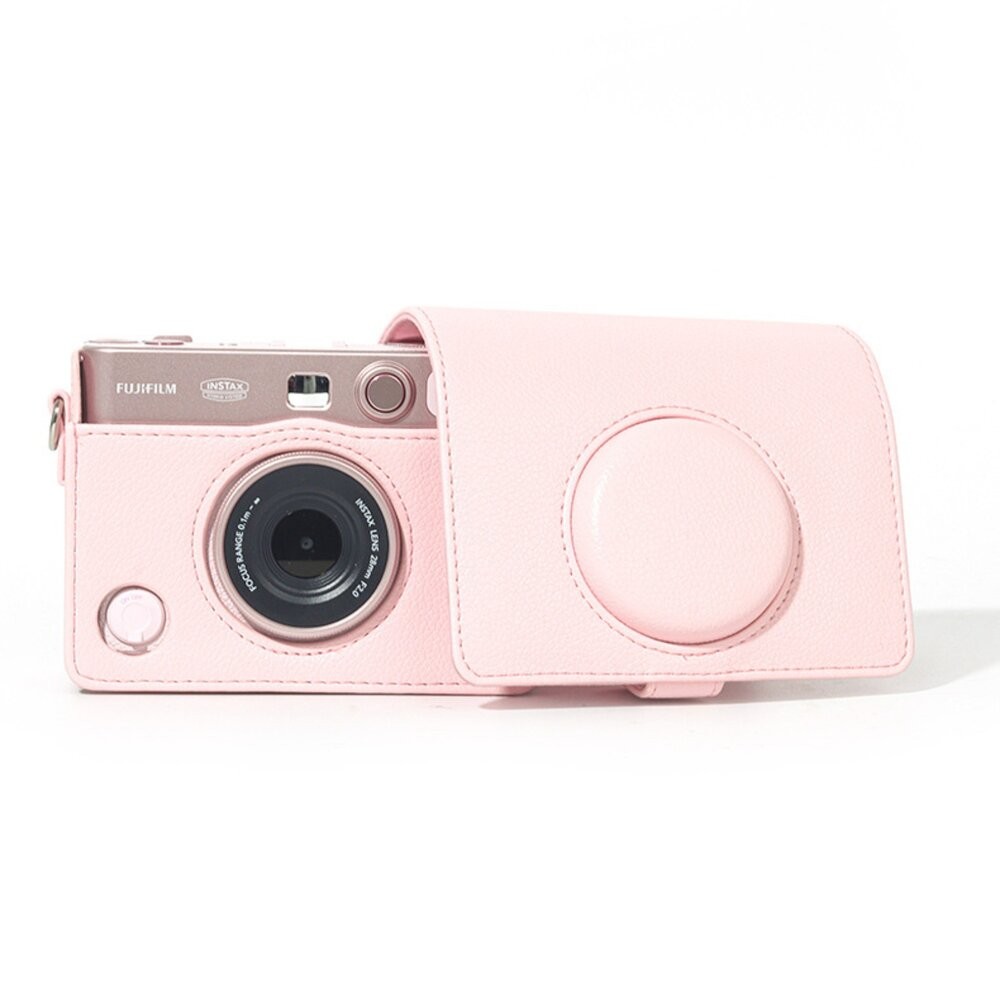 ✨富士🎞️ instax mini EVO 專屬櫻花粉相機包 復古PU皮 側背保護套 2026春季新款📸-細節圖7
