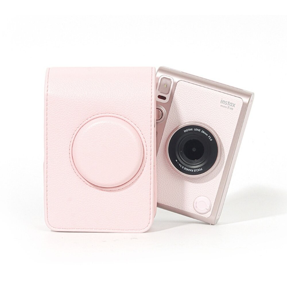 ✨富士🎞️ instax mini EVO 專屬櫻花粉相機包 復古PU皮 側背保護套 2026春季新款📸-細節圖9