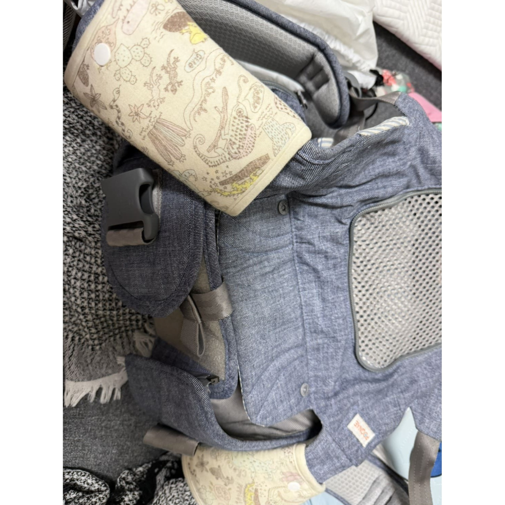 二手【POGNAE】 三合一 NO.5+ Light輕量型機能揹巾-新生兒揹巾 揹巾 背巾 背帶 揹帶-細節圖3