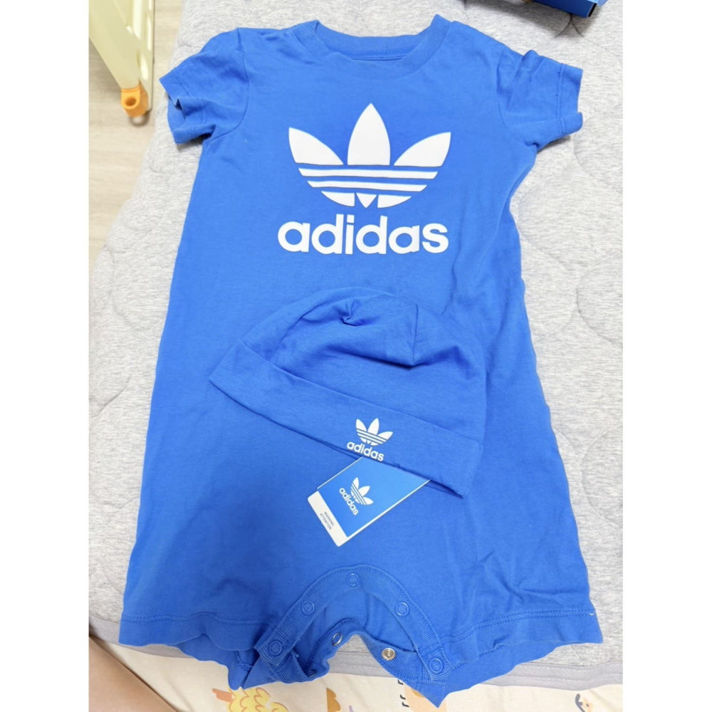 ADIDAS 百貨購入 80CM男寶連身衣-細節圖2