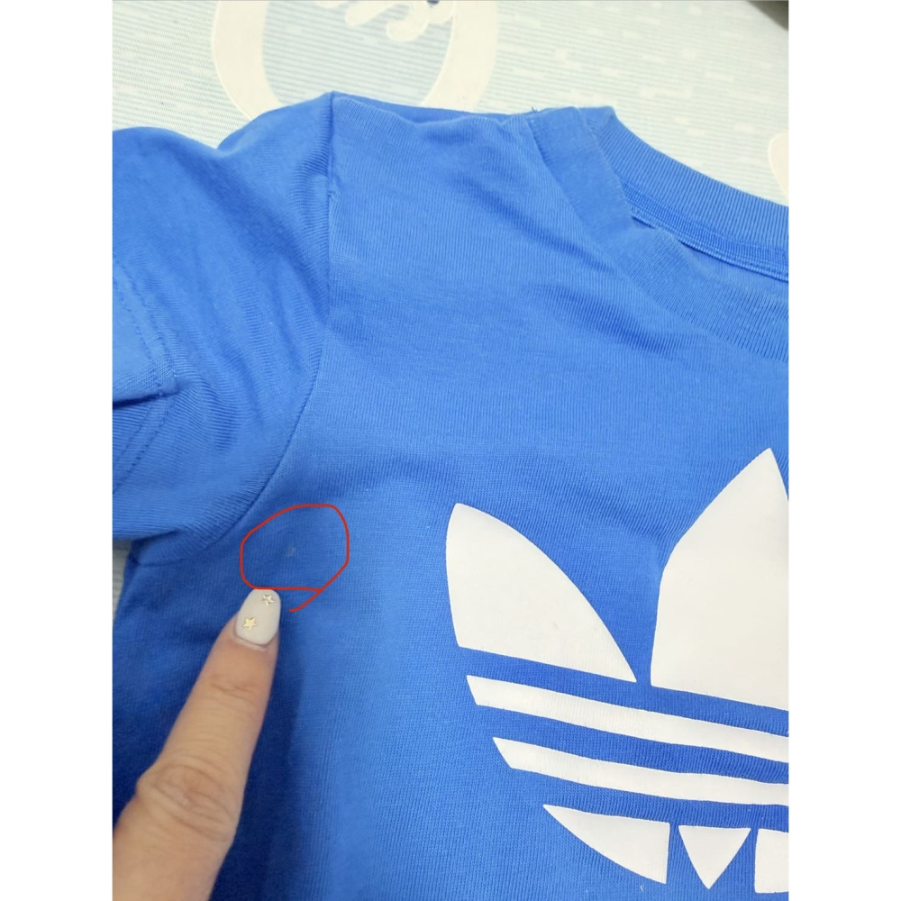 ADIDAS 百貨購入 80CM男寶連身衣-細節圖3