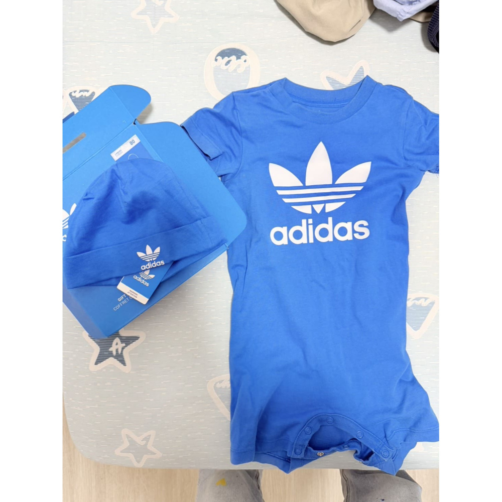 ADIDAS 百貨購入 80CM男寶連身衣-細節圖4
