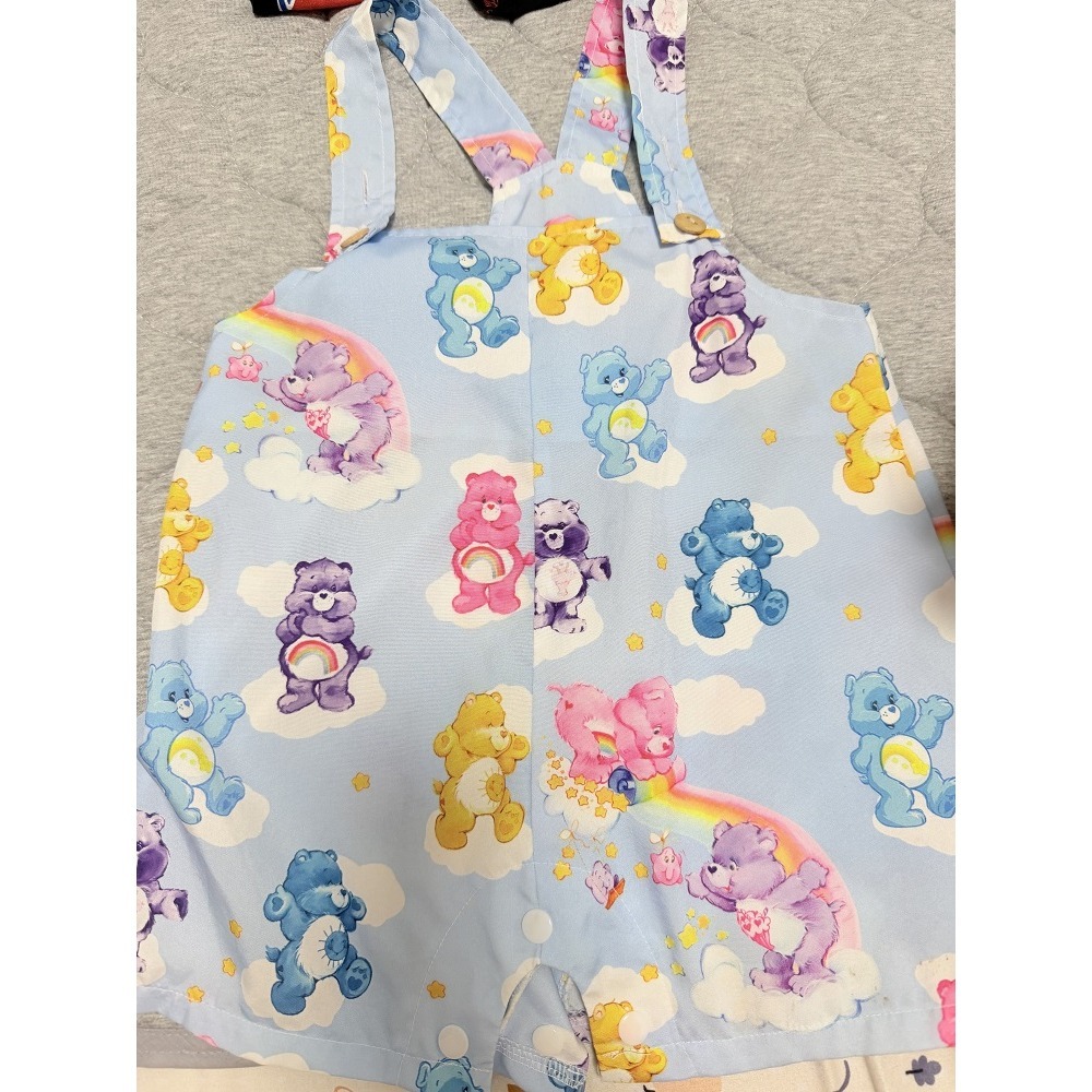 彩虹熊連身吊帶褲S號-二手-細節圖2