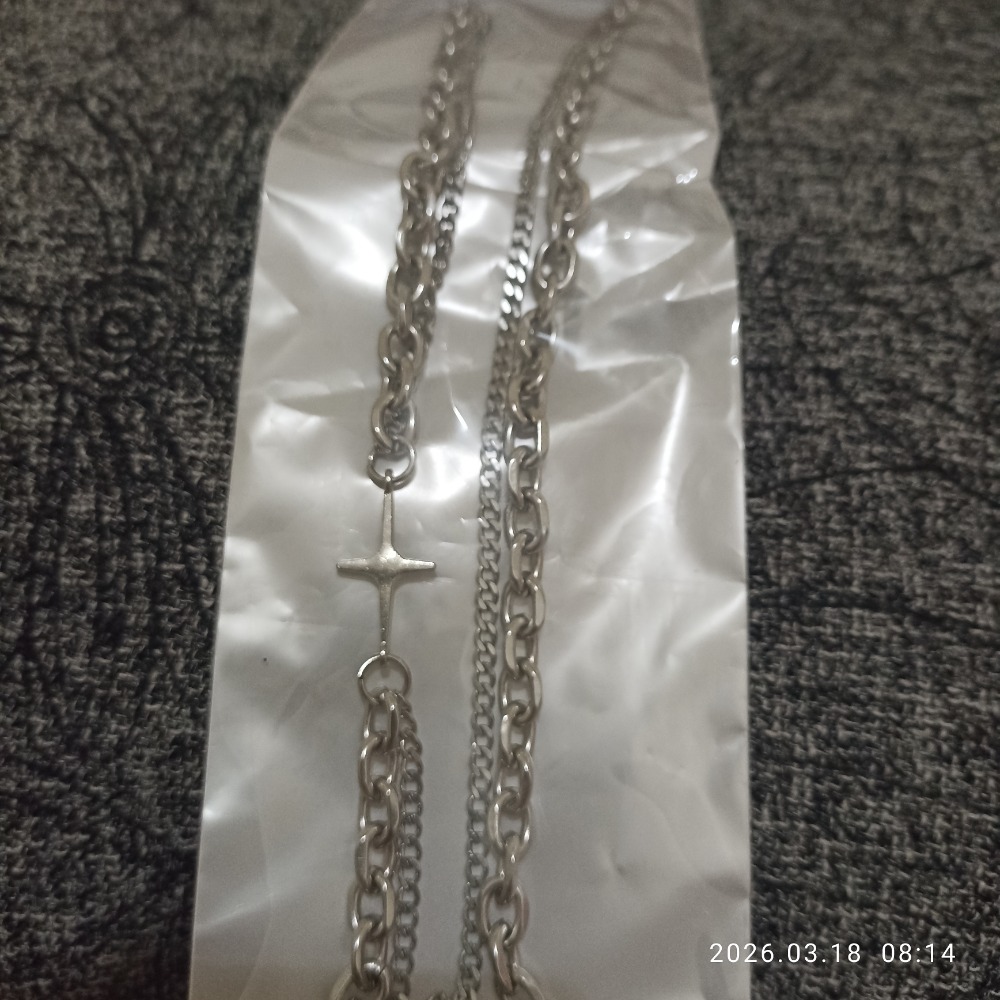 項錬 十字項鍊 金屬項鍊 全新-細節圖2