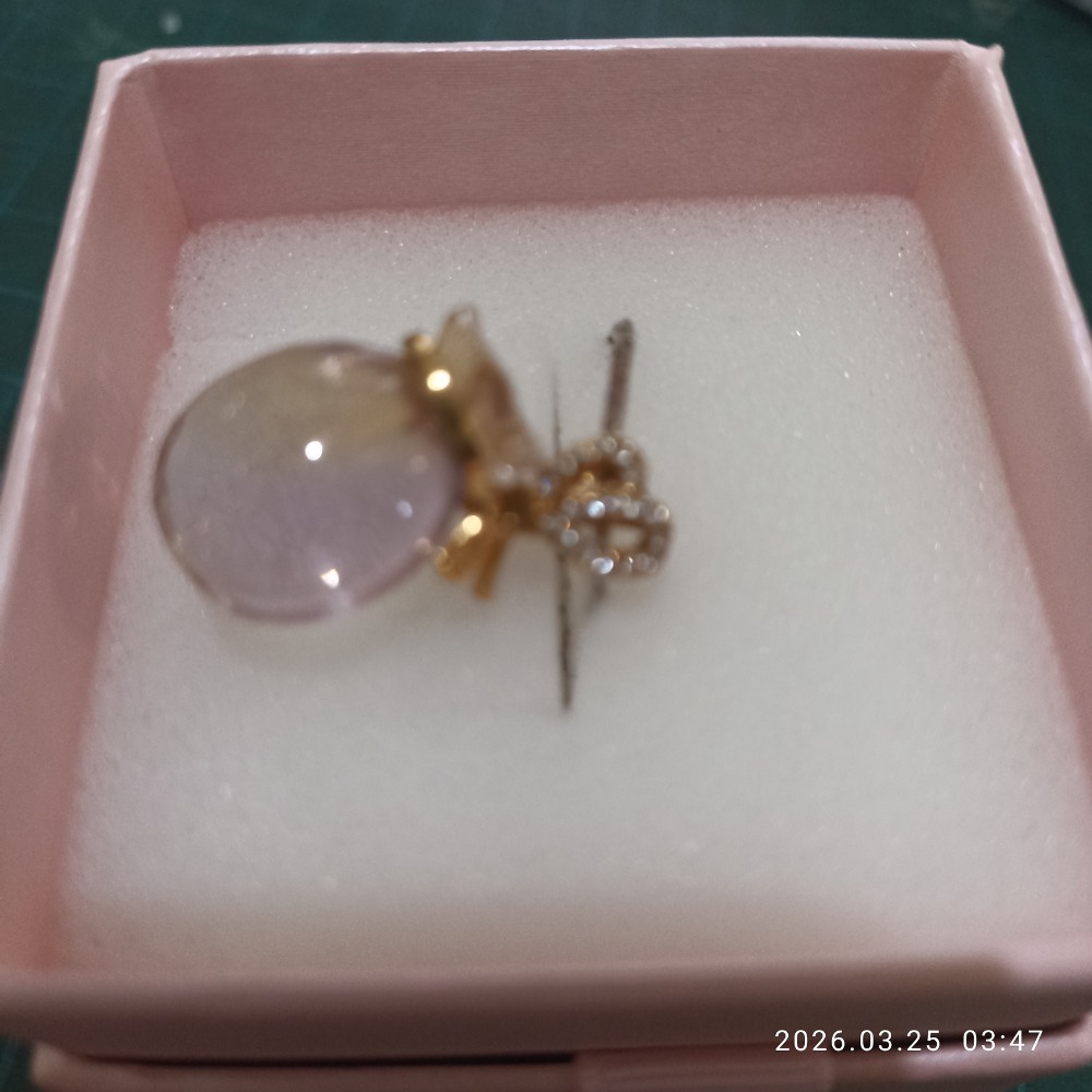 項鍊 琉璃墜 含錬 淡紫色全新-細節圖2