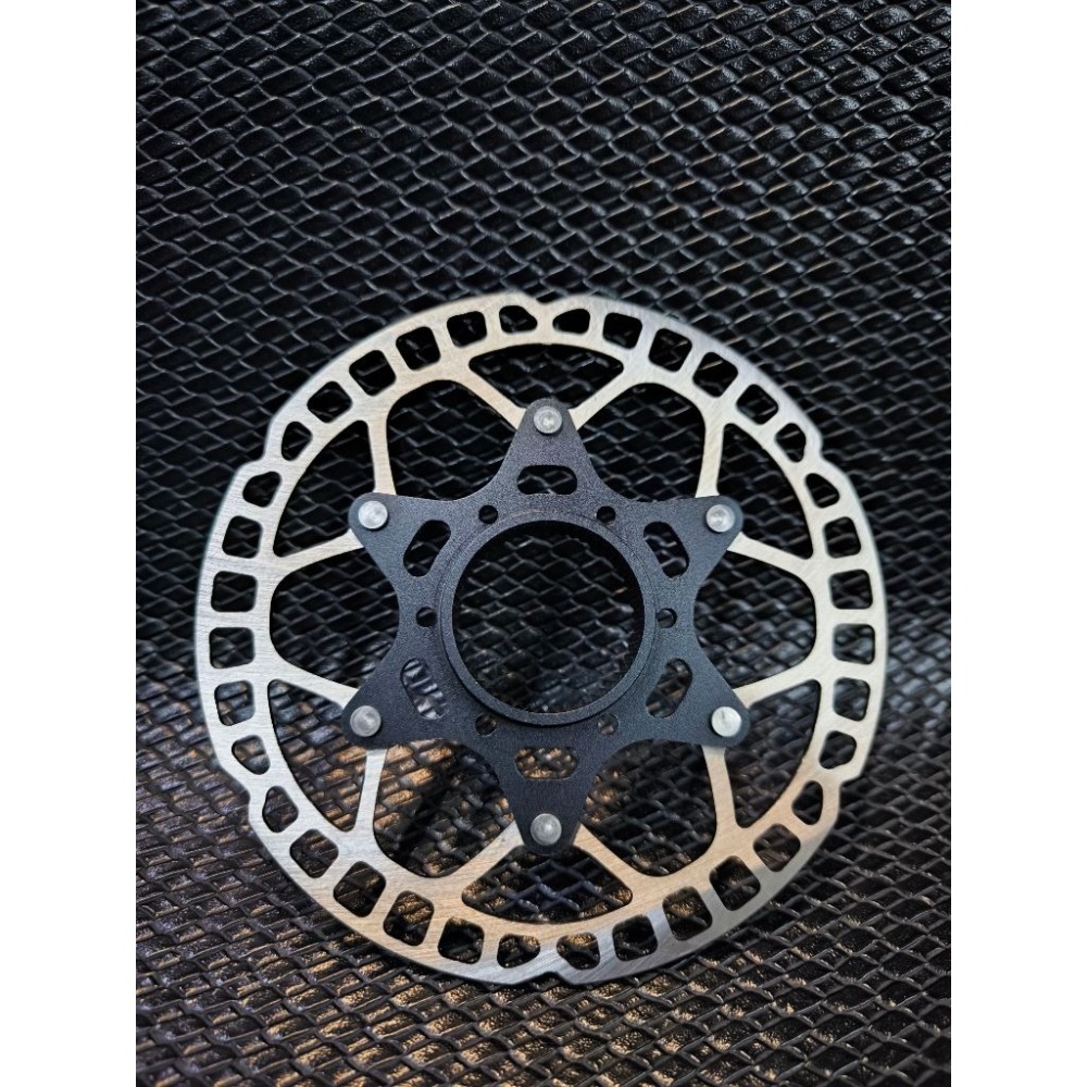 Frixwise 97g輕量半浮動中鎖式碟盤 適用碟煞公路車系統 中心鋁合金鍛造強度提升60%.PSB製作-進化單車-細節圖4