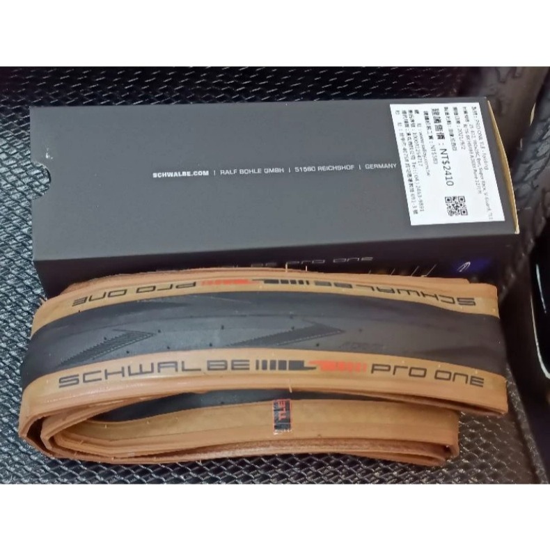 咖啡邊Schwalbe Pro One TLE 25C.28C 無內胎 公司貨.進化單車-細節圖2