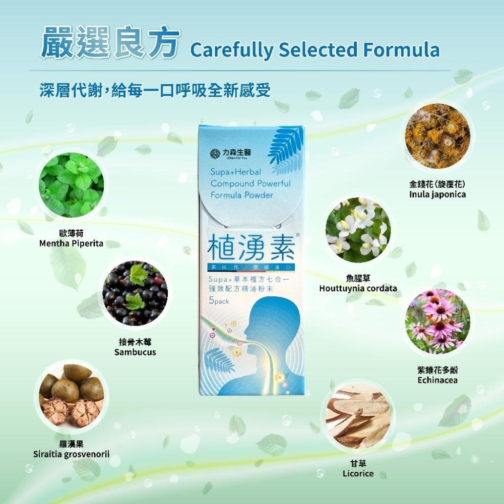 【 力森生醫 】植湧素 精油粉包 潤喉呼吸保護 魚腥草甘草 30包-細節圖5