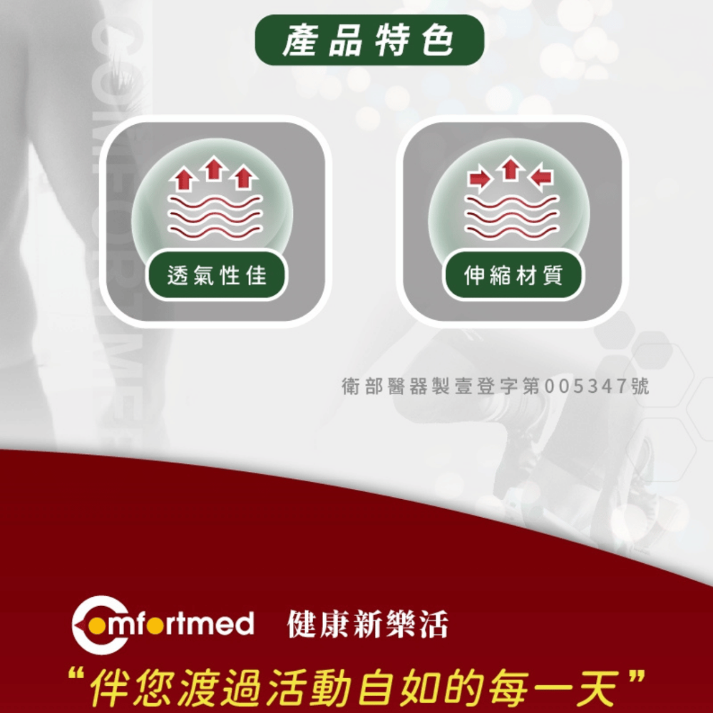 Comfortmed 展開式透氣護腕-細節圖3