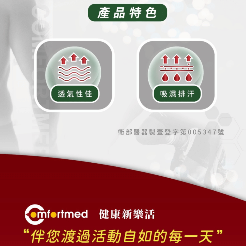 Comfortmed 吸濕排汗型護腕-細節圖3