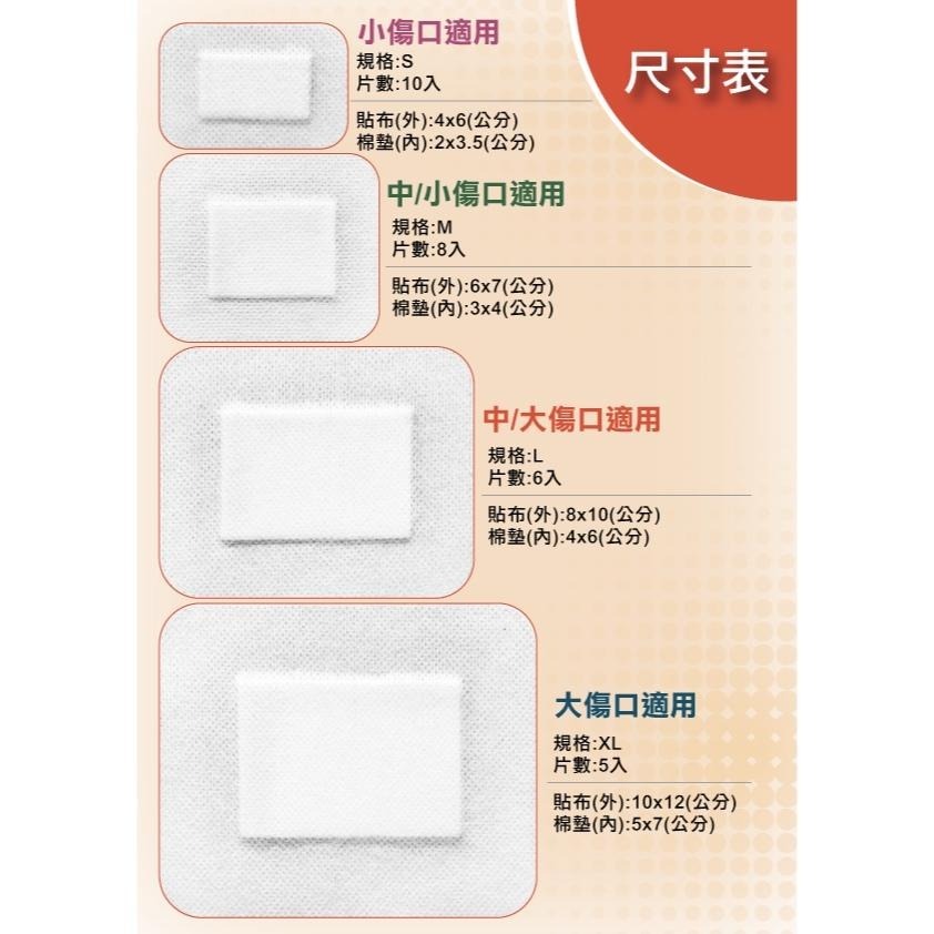 宜敷 柔舒傷口敷料系列【滅菌】(S.M.L.XL)-細節圖4