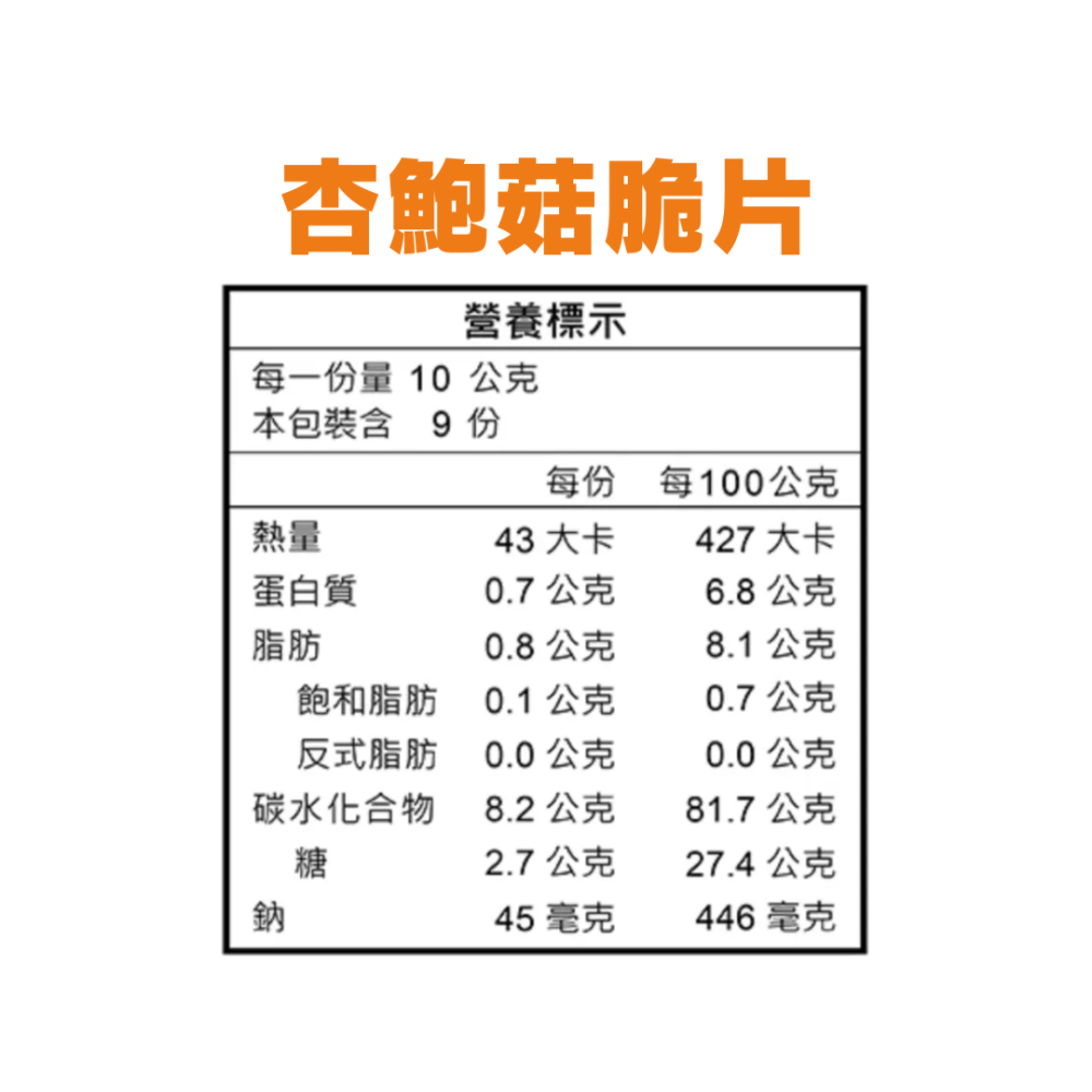 魚池鄉農會 杏鮑菇脆片 (原味/黑胡椒/芥末) 90g/包-細節圖5