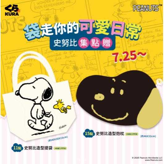 正版授權PEANUTS × KURA SUSHI 聯名款//藏壽司//Snoopy史努比造型提袋【全新/僅拆包裝】-細節圖2